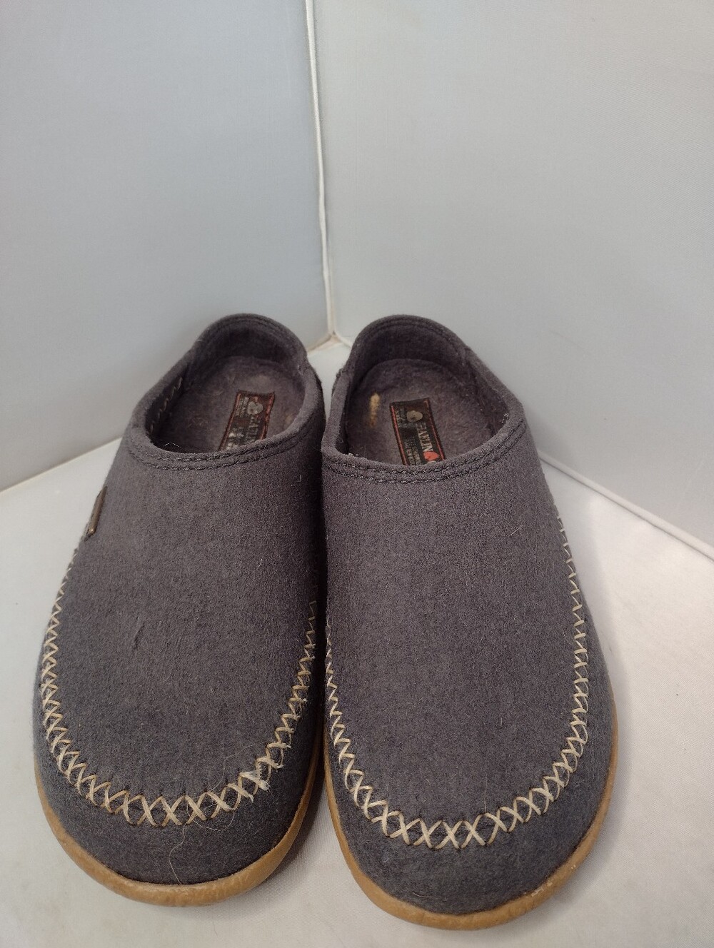 Haflinger Fletcher Slippers Women’s Haflinger Sz 42 Wool Clog Gray A1